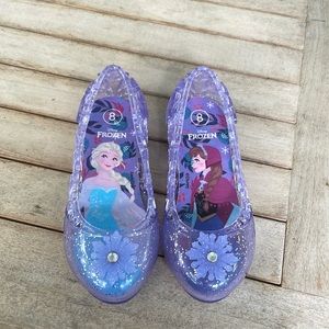 Light up Elsa and Anna frozen jelly sandals size 8
